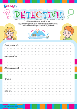Detectivi: emitem ipoteze