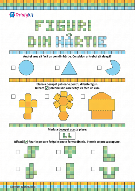 Figuri din hârtie: antrenăm gândirea