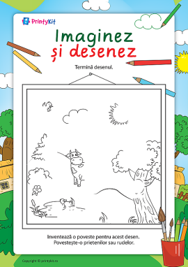 Imaginăm și desenăm: dezvoltăm creativitatea
