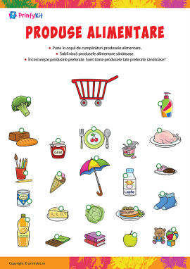 Produse alimentare: recunoaștem produsele