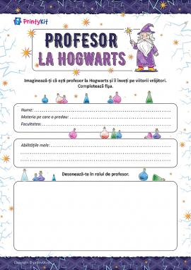Profesor la Hogwarts: fantezie și descriere