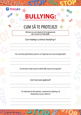 Învățăm să ne protejăm de bullying