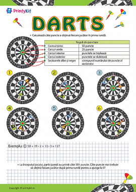 Darts: operații cu numere
