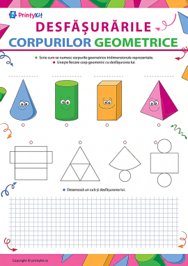 Desfășurările corpurilor geometrice