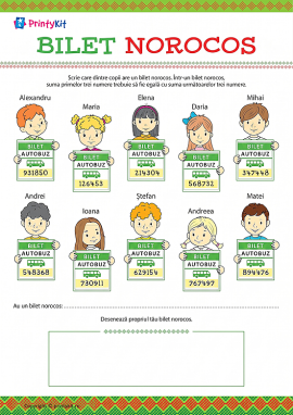 Biletul norocos: adunarea în limitele numărului 20