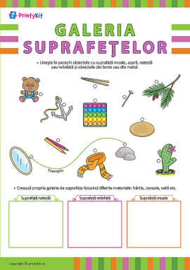 Galeria suprafețelor: stăpânim metodele cunoașterii senzoriale