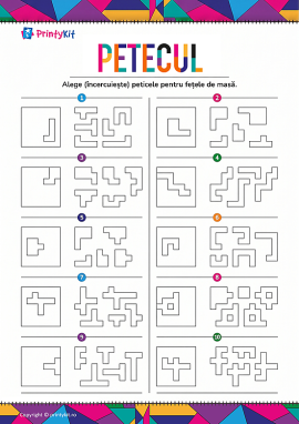 Petecul: dezvoltarea imaginației spațiale
