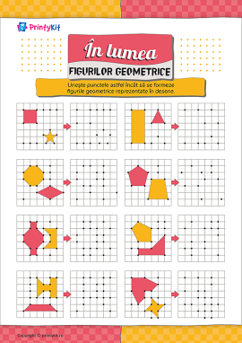 În lumea figurilor geometrice: desenăm pe puncte