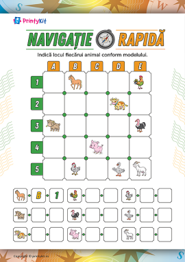 Navigare rapidă: orientarea în planul de coordonate