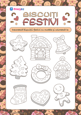 Biscuiți festivi: pregătirea mâinii pentru scriere