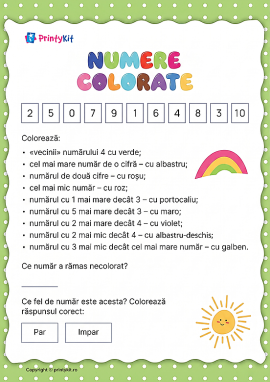 Determinarea numărului după descriere