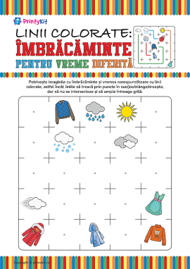 Linii colorate: haine pentru vremea diferită
