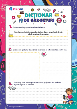 Dicționar de gadgeturi: formarea competențelor ortografice