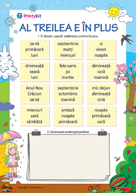 „Al treilea este în plus”: învățăm calendarul