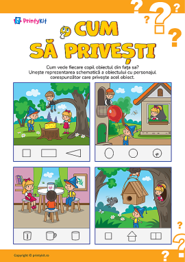 Cum se privește: exersăm imaginea spațială
