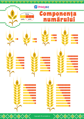 Componența numărului: tabel-afiș