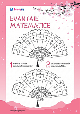 Evantaie matematice: antrenament pentru tabla înmulțirii