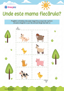 Unde este mama fiecăruia? – joc didactic