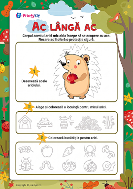 Ac lângă ac: dezvoltarea motricității fine