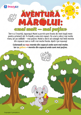 Conceptul de „mai mult/mai puțin”. Compararea fără semnele „<”, „>”