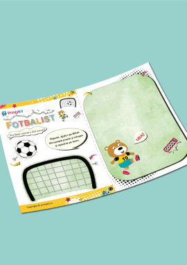 Fotbalist: activitate practică pe tema sportului pentru copiii de 3–4 ani