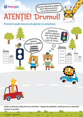 Despre siguranța rutieră pentru preșcolari: activitate practică cu plastilină