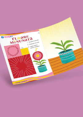 Floarea: activitate practică simplă cu cercuri pentru copii de 3–4 ani
