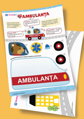 Ambulanța: activitate practică pentru preșcolari