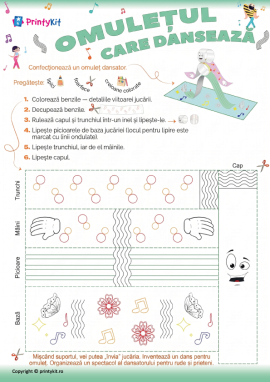 Omulețul dansator: jucărie confecționată manual