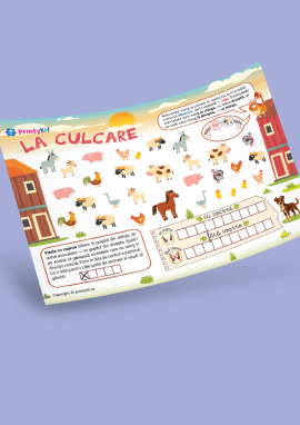Stânga sau dreapta: activitate neuro-educativă cu tema animale domestice