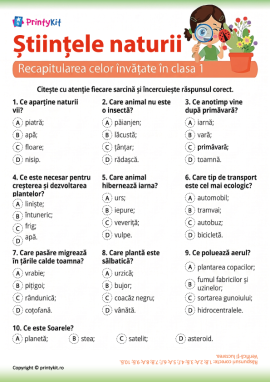 Îmi verific cunoștințele