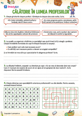 Activitate de orientare profesională