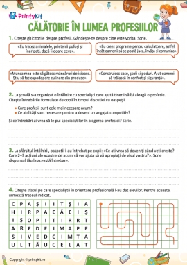 Activitate de orientare profesională