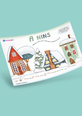 Iarna: desen cu tehnici netradiționale pentru preșcolari