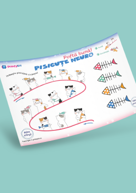 Neuro-exercițiu cu pisici: șablon pentru neuro-joc