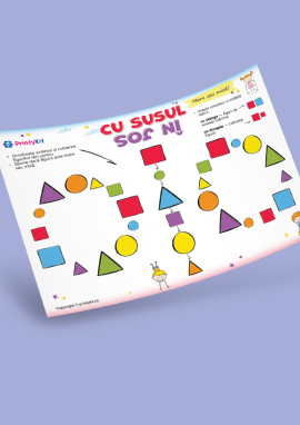 Neuroexerciții cu forme: dezvoltăm atenția și interacțiunea interemisferică nr. 4