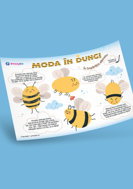Albinele: numărarea în limita cifrei 3, desenarea dungilor