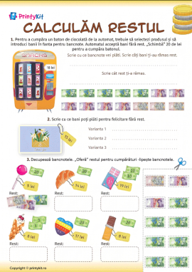 Calculăm restul: formăm educația financiară