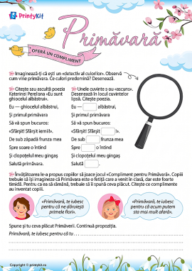 Primăvara: observăm și citim