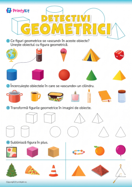 Detectivi geometrici: formele în obiecte