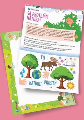 Să protejăm natura: realizăm un poster