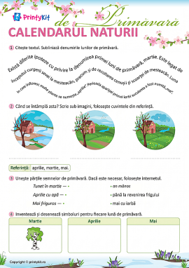 Calendarul de primăvară al naturii: schimbări în mediul înconjurător