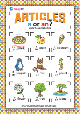Alege articolul corect a sau an (în limba engleză)