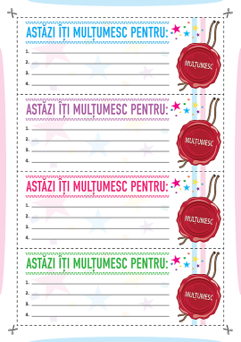 Mulțumirea zilei: reflexie pozitivă