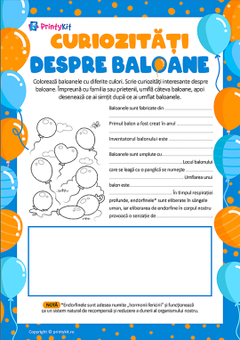 Completăm curiozități despre baloane