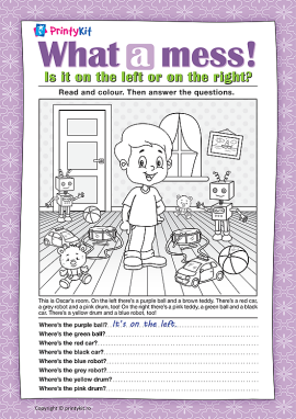 Căutăm jucării în limba engleză (adverbs, toys, colours)