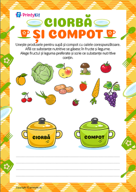 Ciorbă și compot: alegem produsele