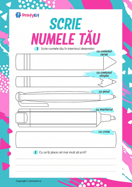 Scrie-ți numele tău