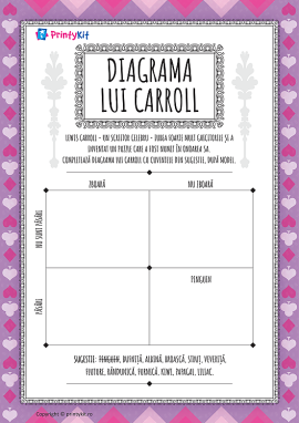 Completăm diagrama Carroll