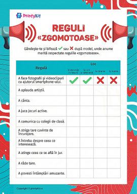 Unde este permis să facem zgomot?